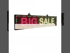 SMD3535 Full Color Led Text Display Board 16*160cm Car Window Message Display