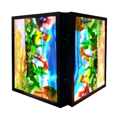 Doppi lati che mostrano lo schermo di P5 RGB LED con Front Opening Aluminum Cabinet