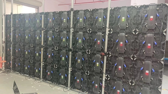 Governo di alluminio 500X500mm locativo LED della correzione di affari dello schermo dell'interno dell'installazione P3.91