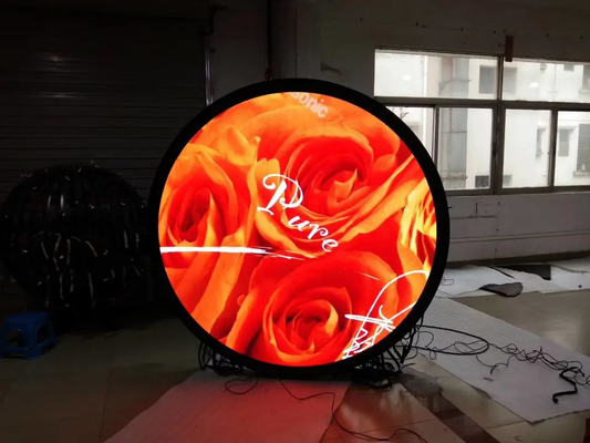 Doppia forma circolare parteggiata del video schermo all'aperto di pubblicità 400W