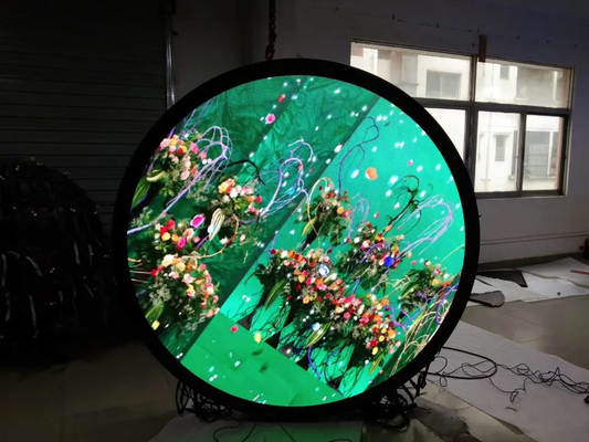 Doppia forma circolare parteggiata del video schermo all'aperto di pubblicità 400W