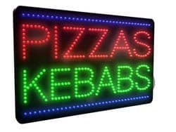 Segnali di finestra a LED personalizzati programmabili Alta luminosità all'interno/all'esterno