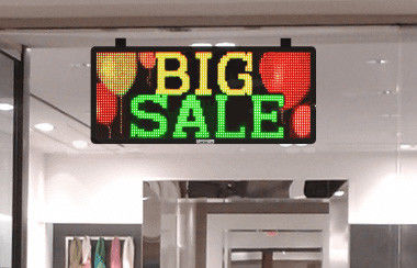 DIP546 la finestra Digital all'aperto LED firma il colore pieno impermeabile a 15*52 pollici