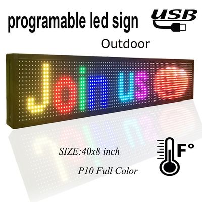 Il colore pieno SMD3535 ha condotto l'esposizione di messaggio della finestra di automobile del tabellone del testo 16*160cm
