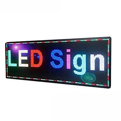 Fare scorrere controllo programmabile RS232 del LED della finestra dell'esposizione di colore pieno posteriore automatico dei segni