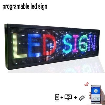 Segni principali all'aperto del messaggio P10, segno dell'automobile principale scorrimento 52x14inch
