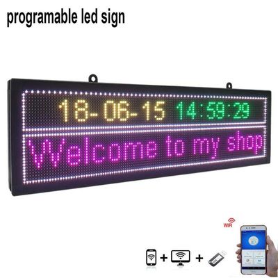 Segni principali all'aperto del messaggio P10, segno dell'automobile principale scorrimento 52x14inch