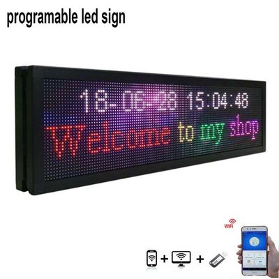 Il segno all'aperto programmabile 5000mcd di SMD3535 Wifi LED ha condotto il segno per la finestra di automobile