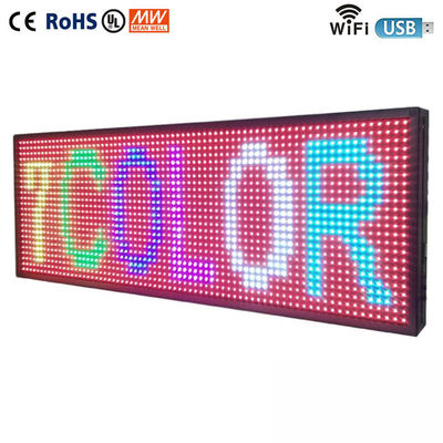 Colore pieno posteriore dei segni P10 dell'esposizione della finestra dell'automobile programmabile LED con controllo di WIFI