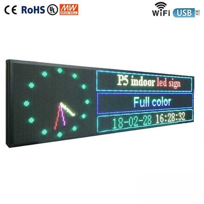 La finestra di automobile principale programmabile di USB WiFi del tabellone di 7 colori ha condotto l'esposizione