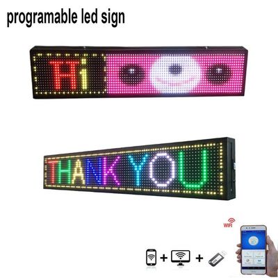Colore pieno senza fili RGB dei segni dell'esposizione della finestra del messaggio LED del taxi di USB P5 programmabile