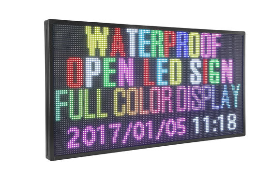 Esposizione all'aperto di alta risoluzione dei segni di RGB P5 Digital LED con la struttura di alluminio