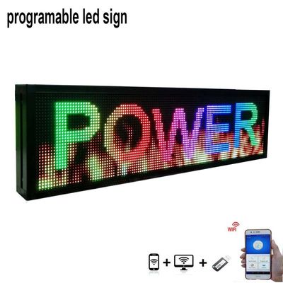 Segni dell'esposizione della finestra di colore pieno LED di P10 P5 RGB per la pubblicità di Windows del negozio