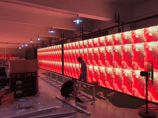 Alluminio fisso all'aperto dell'esposizione di LED P4/Governo d'acciaio per la plaza