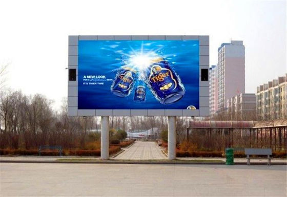Alluminio fisso all'aperto dell'esposizione di LED P4/Governo d'acciaio per la plaza
