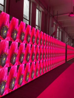 schermo fisso dell'interno di 128*256mm LED, video parete di P2RGB HD LED