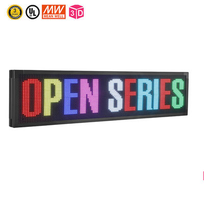 Uno scorrimento programmabile LED di 7 colori firma il segno programmabile di 10mm Wifi LED