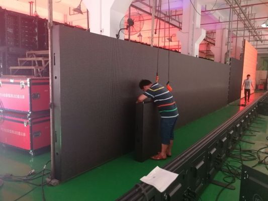DIP346 LED all'aperto che annuncia la struttura del Governo del ferro dell'esposizione 3x2m