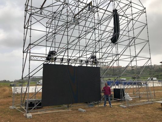 schermo di alta risoluzione P2.5mm di 64x64dots LED per la pubblicità