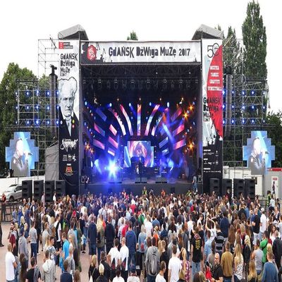 schermo locativo all'aperto di 3840Hz LED per il fondo di fase di manifestazione di TV dello studio