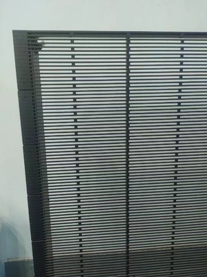 Visualizzazione trasparente P3.91 di Front Lighting Led See Through per la video manifestazione