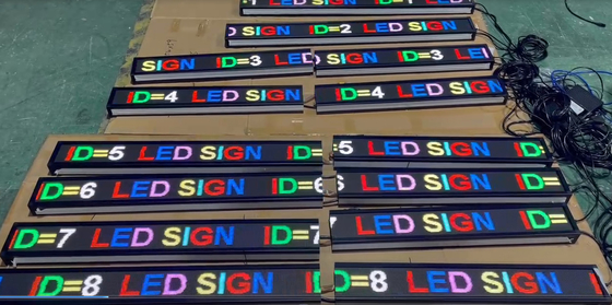 Bordo commovente su ordinazione del segno di P3mm RGB LED con lo scambiatore 16port