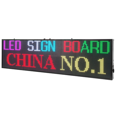 Il contrassegno all'aperto programmabile 64x160 di P6 il RGB IL LED Digital punteggia
