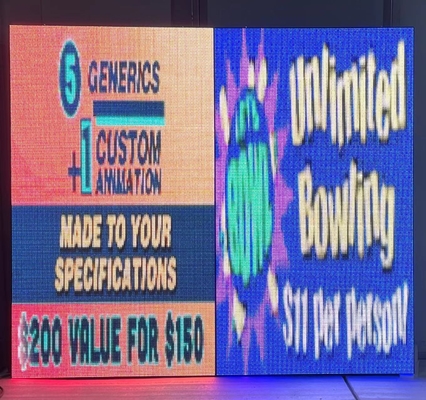 Esposizione di LED della finestra di vetro di PSE P3RGB per i negozi di marca e del ristorante