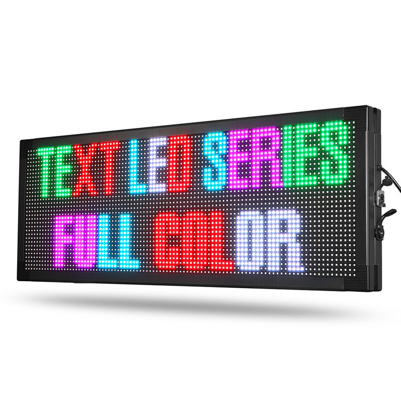 DIP546 la finestra Digital all'aperto LED firma il colore pieno impermeabile a 15*52 pollici