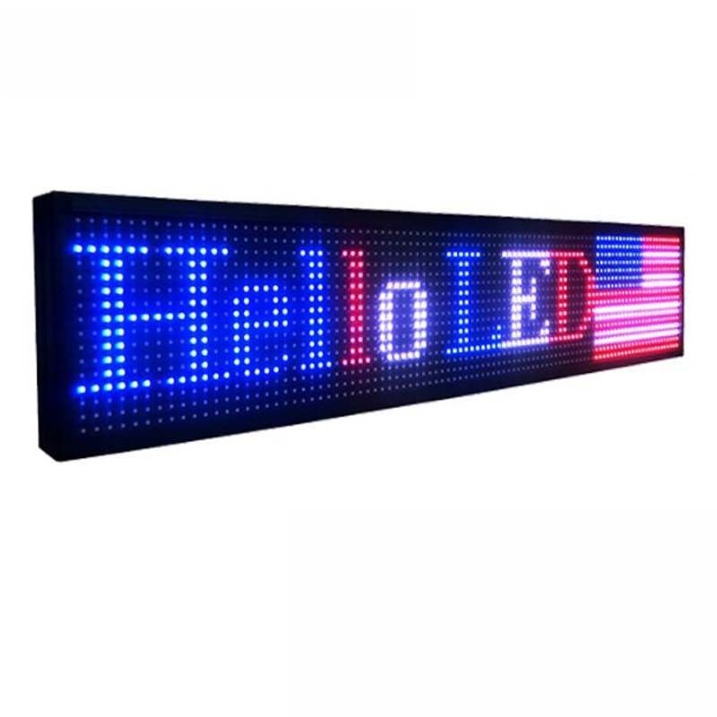 L'esposizione di alta risoluzione della finestra di P10 LED firma 16*192cm per la promozione del centro commerciale del deposito